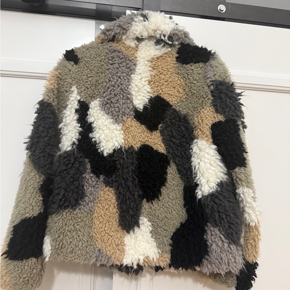 Show Me Your MuMu Multicolor Sherpa Jacket - Picture 3 of 3